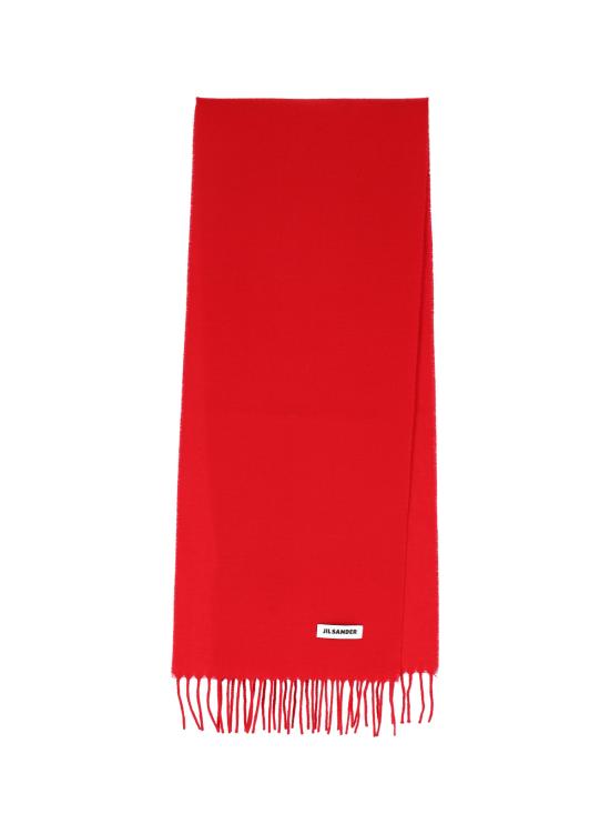 26FW 질샌더 머플러/스카프 J02TE0115 J40376 620 ROUGE DOM