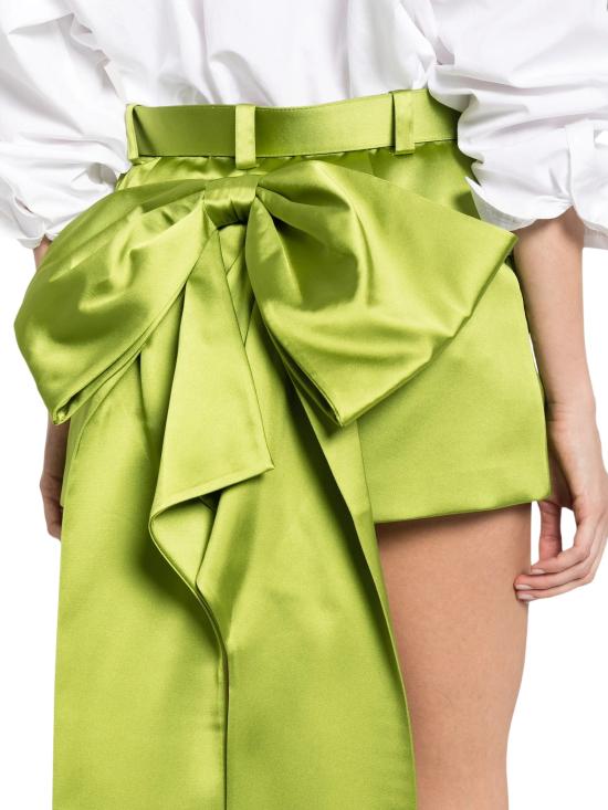 26FW 셀프 포트레이트 미디 스커트 AW26008SKG GREEN - SELF PORTRAIT