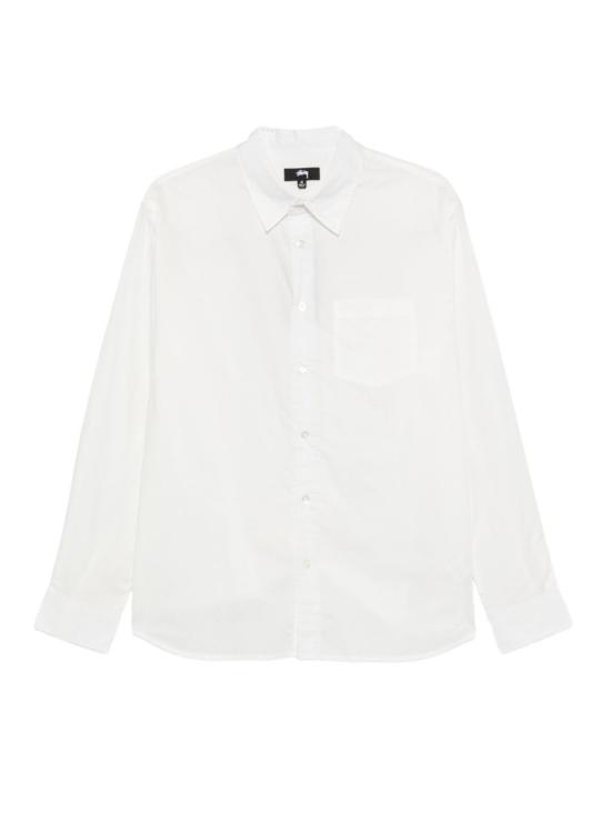 26SS 스투시 긴팔 셔츠 1110388 1201 WHITE