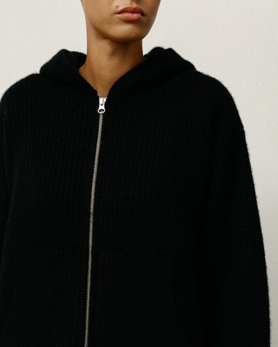 26FW 스투시 후드 티셔츠 117274 0001 BLACK - STUSSY