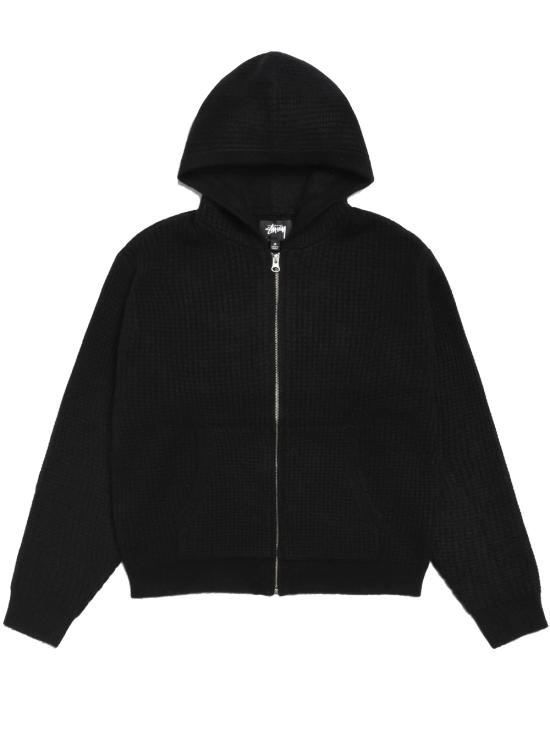 26FW 스투시 후드 티셔츠 117274 0001 BLACK