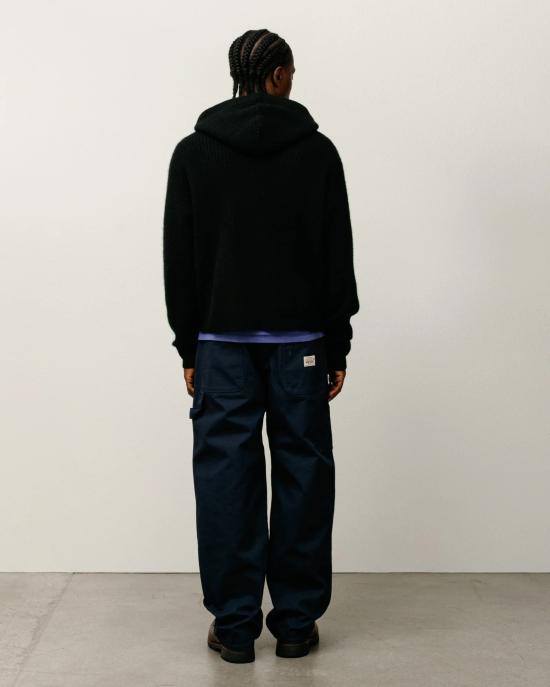 26FW 스투시 후드 티셔츠 117274 0001 BLACK - STUSSY