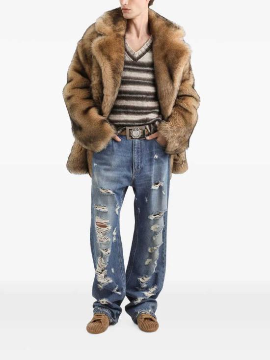 26FW 돌체앤가바나 스웨터 GXY88TJGMMY M4002 MARRONE BEIGE - DOLCE & GABBANA