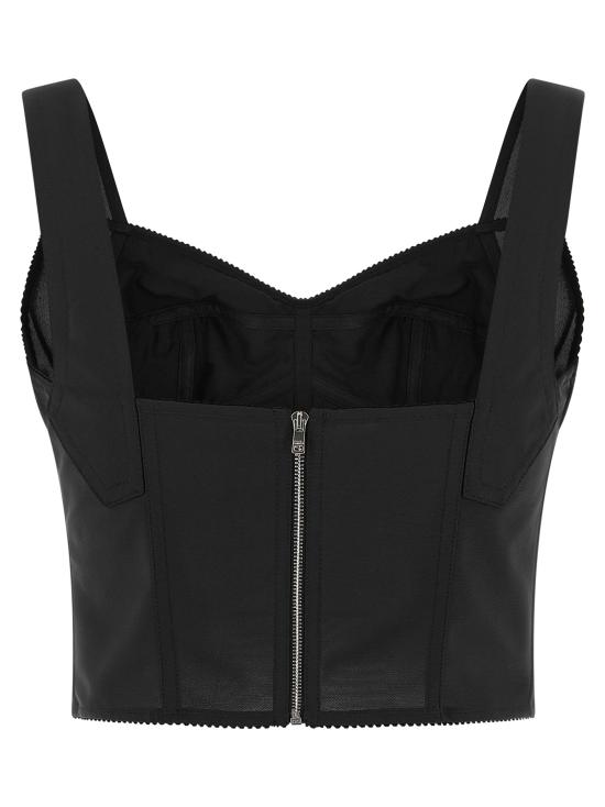 26FW 돌체앤가바나 이브닝 티셔츠 F7W98TGDCRPN0000 Black - DOLCE & GABBANA