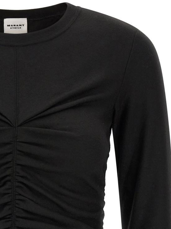 26FW 이자벨마랑에뚜왈 탑 HT0960FAD3K05E01BK Black - ISABEL MARANT ETOILE