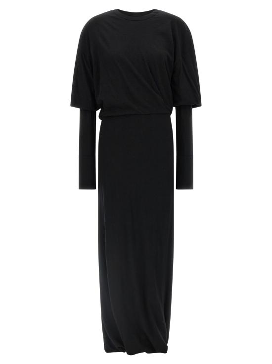 26FW 다크파크 롱 원피스 WDR16FAW600099 Black