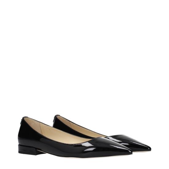  지미추 힐/펌프스 ALVENAFLATOPWJBLACK - JIMMY CHOO