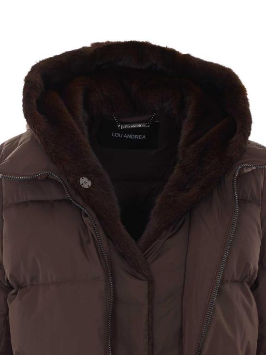 26FW 루 안드레아 패딩 YV26759DBRMOROBROWN - LOU ANDREA