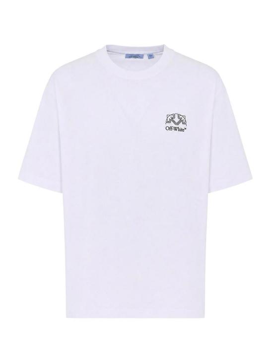 26FW 오프화이트 반팔 티셔츠 OMAA120F26JER01E100 WHITE