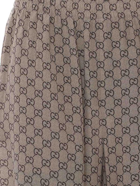 26FW 구찌 프린트 실크 레저 팬츠 프린트 실크 레저 팬츠 A003ZBZAVRI2270 - GUCCI