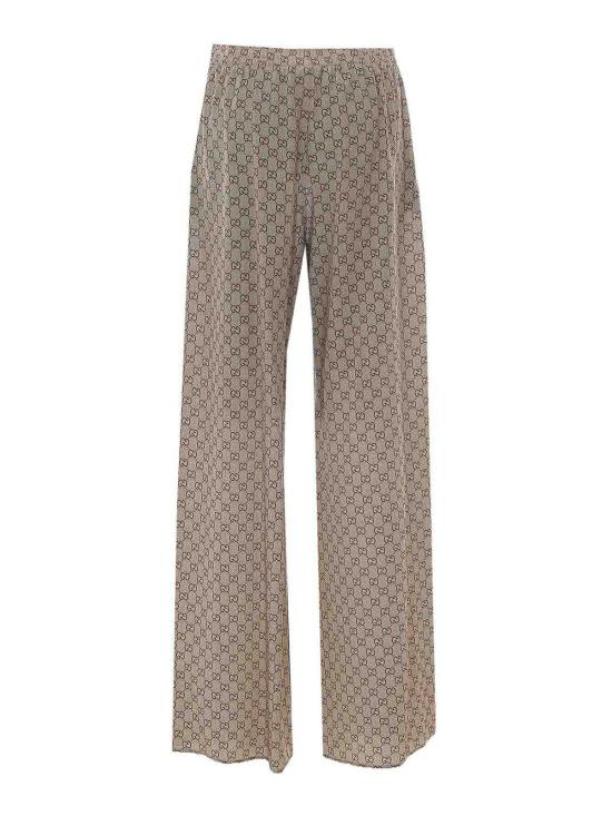 26FW 구찌 프린트 실크 레저 팬츠 프린트 실크 레저 팬츠 A003ZBZAVRI2270 - GUCCI
