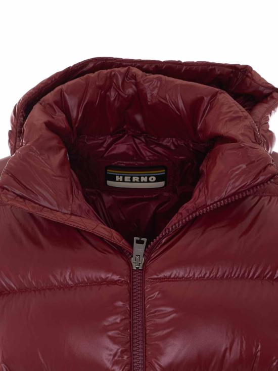 26FW 에르노 마야 후드 쇼트 다운 재킷 PI001416U129736705 RED - HERNO