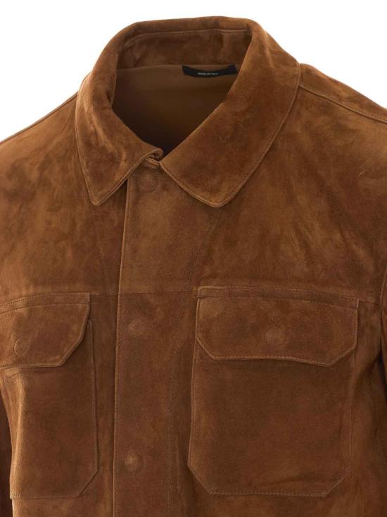 26FW 톰포드 가죽 자켓 LJS032LMS038ECL BROWN - TOMFORD