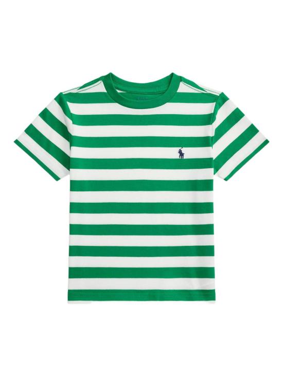 26SS [키즈] 폴로 랄프로렌 티셔츠 322A95726 002CRUISE GREEN WHITE