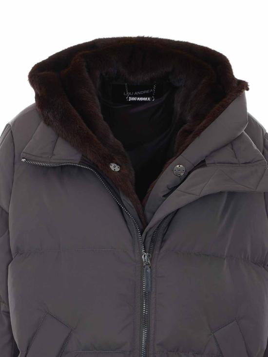 26FW 루 안드레아 패딩 YZ2040502DGRMOROBROWN GREY - LOU ANDREA