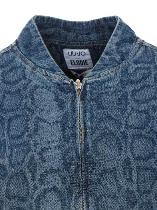 26FW 리우조 봄버 자켓 UF6509D039779154 BLUE - LIU JO