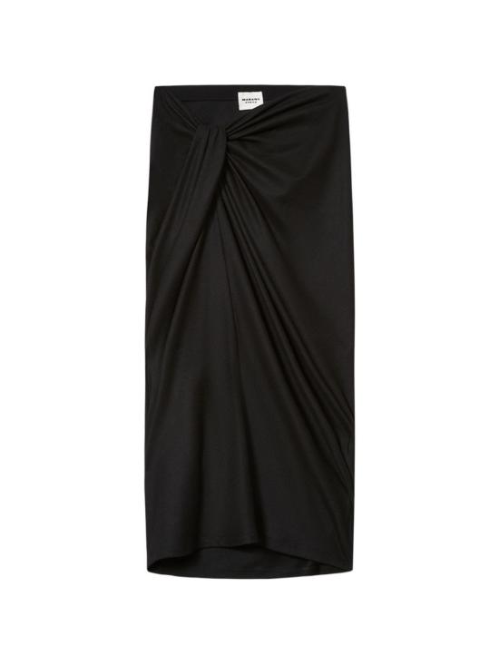 26FW 이자벨마랑 미디 스커트 26AJU0018FB D3K05E01BK BLACK