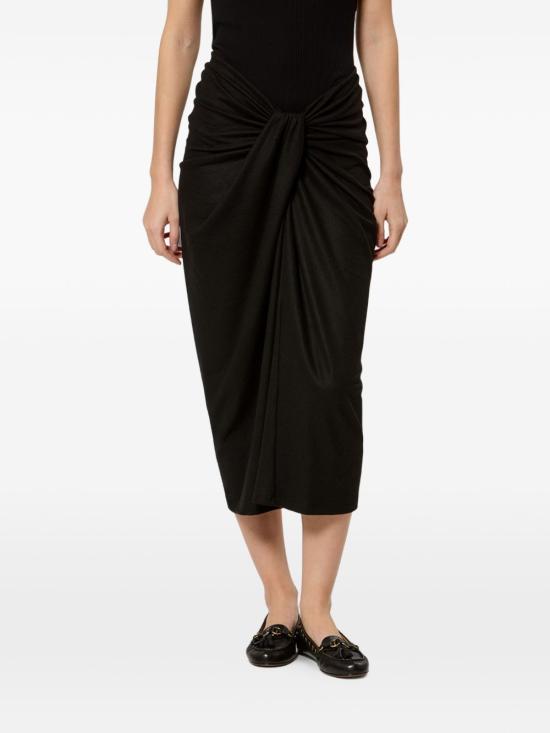 26FW 이자벨마랑 미디 스커트 26AJU0018FB D3K05E01BK BLACK - ISABEL MARANT