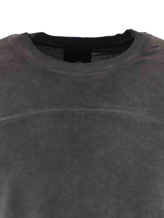 26FW 톰크롬 반팔 티셔츠 MTS973COLDDYEGREY - THOM KROM