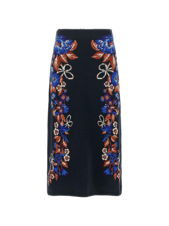 26FW 팜 리오 미디 스커트 356196 26118 GARDEN BLUE