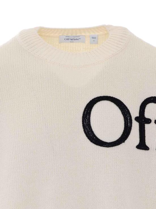 26FW 오프화이트 스웨터 OMHE20QF26KNI001110 WHITE - OFF WHITE