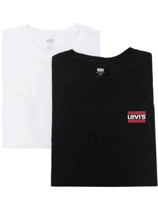 26FW 리바이스 반팔 티셔츠 79681 0000 WHITE MINERAL BLCK