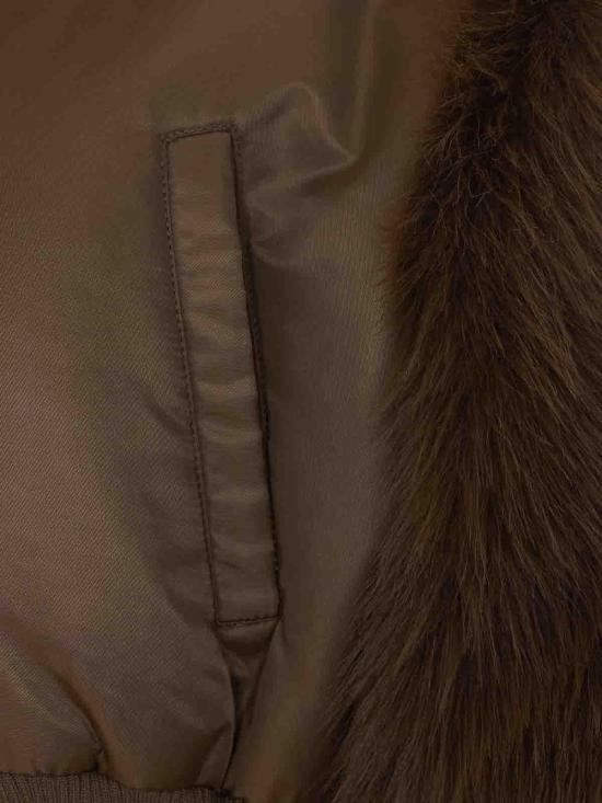 26FW 핑코 봄버 자켓 107671A2OIL67 BROWN - PINKO