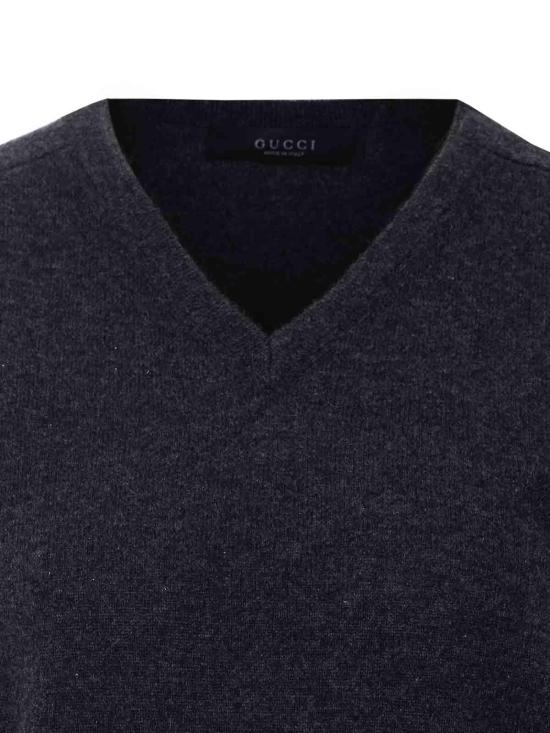 26SS 구찌 캐시미어 브이넥 니트 캐시미어 브이넥 니트 A008CUXKFUT1220 - GUCCI
