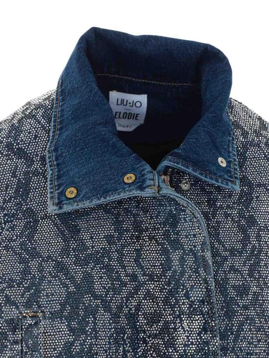 26FW 리우조 봄버 자켓 UF6521D485479155 DENIM - LIU JO