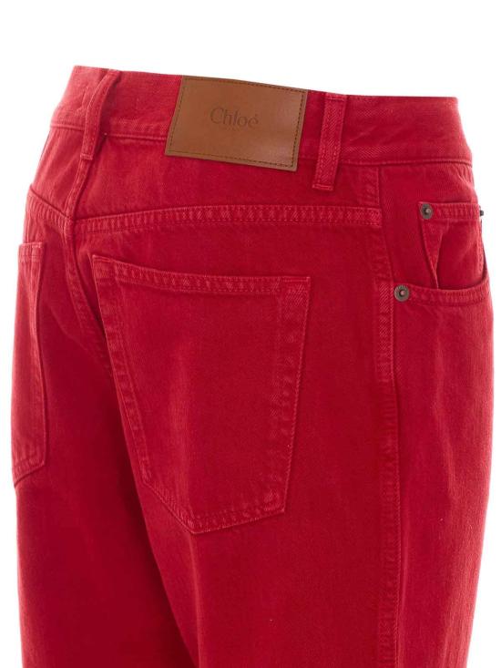 26FW 끌로에 트레이닝/조거 팬츠 CH26WDP21159656 RED - CHLOE