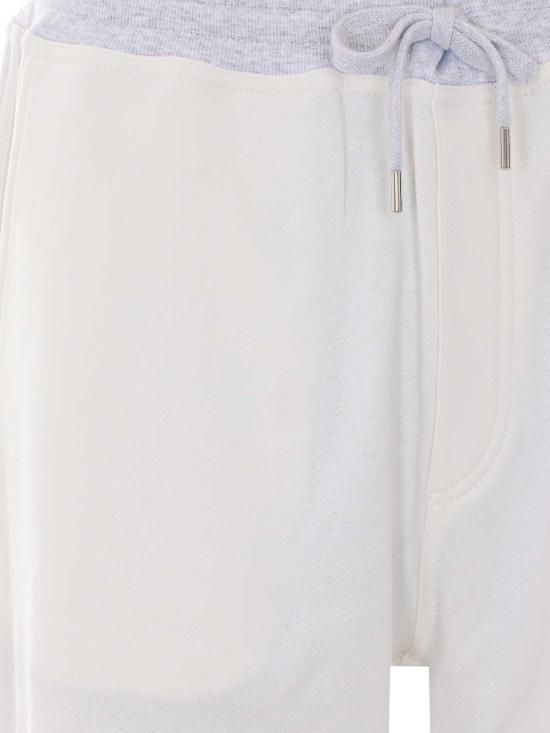 26FW 브루넬로 쿠치넬리 트레이닝/조거 팬츠 MM8263388GCA819 WHITE - BRUNELLO CUCINELLI