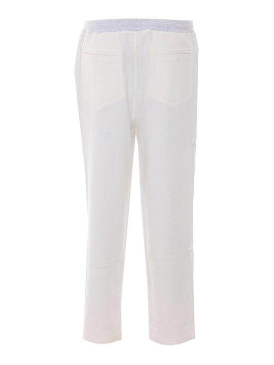 26FW 브루넬로 쿠치넬리 트레이닝/조거 팬츠 MM8263388GCA819 WHITE - BRUNELLO CUCINELLI