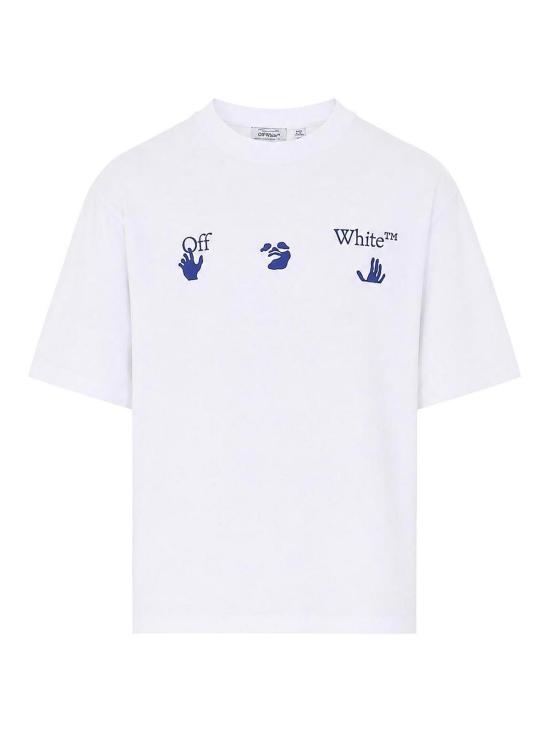 26FW 오프화이트 반팔 티셔츠 OMAA120F26JER018100 WHITE