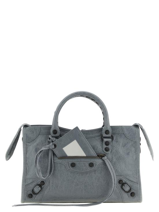 26FW 발렌시아가 르 시티 백 스몰 8657622ACFH4751 Gray