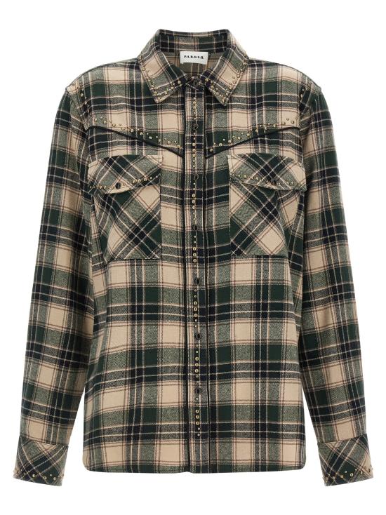 26FW 파로쉬 셔츠 D380658BCOWBOY805 Green