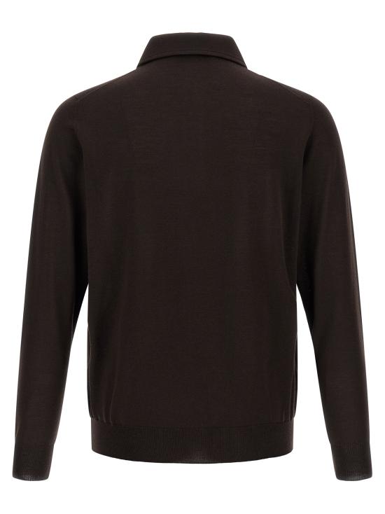 26FW LARMERI STUDIO 폴로 티셔츠 PL1MLPARRM16R289 Brown - LARMERI STUDIO