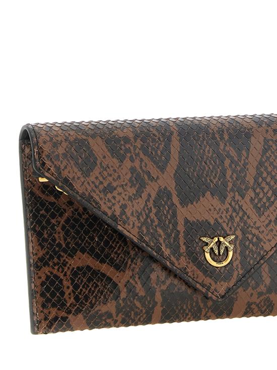 26FW 핑코 클러치/파우치 106725A3E5M16Q Brown - PINKO