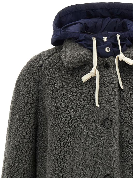 26FW 미우미우 트렌치 코트 MS2088SOOO17I1F0480 Gray - MIU MIU