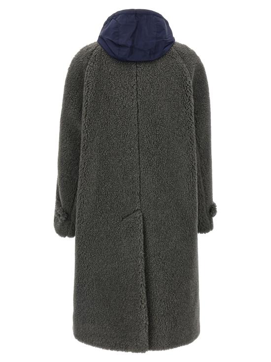 26FW 미우미우 트렌치 코트 MS2088SOOO17I1F0480 Gray - MIU MIU