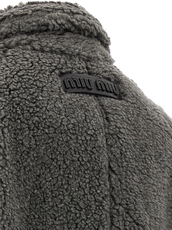 26FW 미우미우 트렌치 코트 MS2088SOOO17I1F0480 Gray - MIU MIU