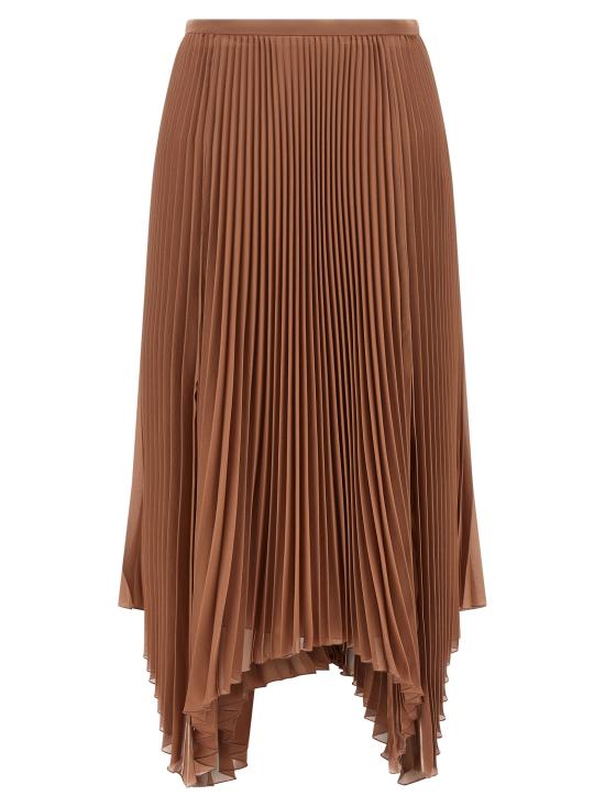 26FW 발렌티노 가라바니 미디 스커트 B0RAFR6AJT0A3 Brown