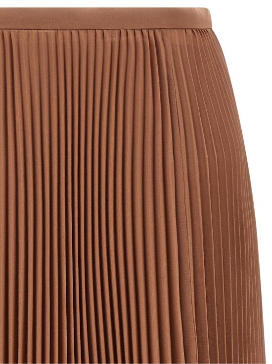 26FW 발렌티노 가라바니 미디 스커트 B0RAFR6AJT0A3 Brown - VALENTINO GARAVANI