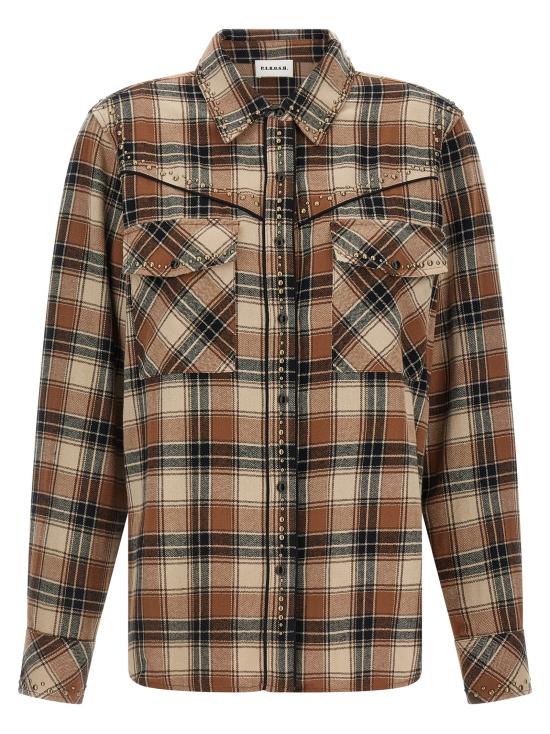 26FW 파로쉬 셔츠 D380658BCOWBOY808 Brown