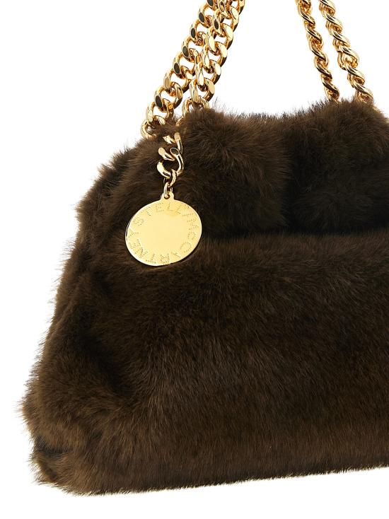 26FW 스텔라 맥카트니 팔라벨라 드로스트링 숄더백 7B0144WP07732007 Brown - STELLA MCCARTNEY