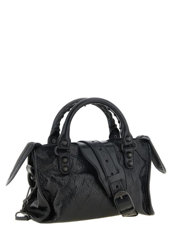 26FW 발렌시아가 르 시티 백 8657632ACFH1000 Black - BALENCIAGA