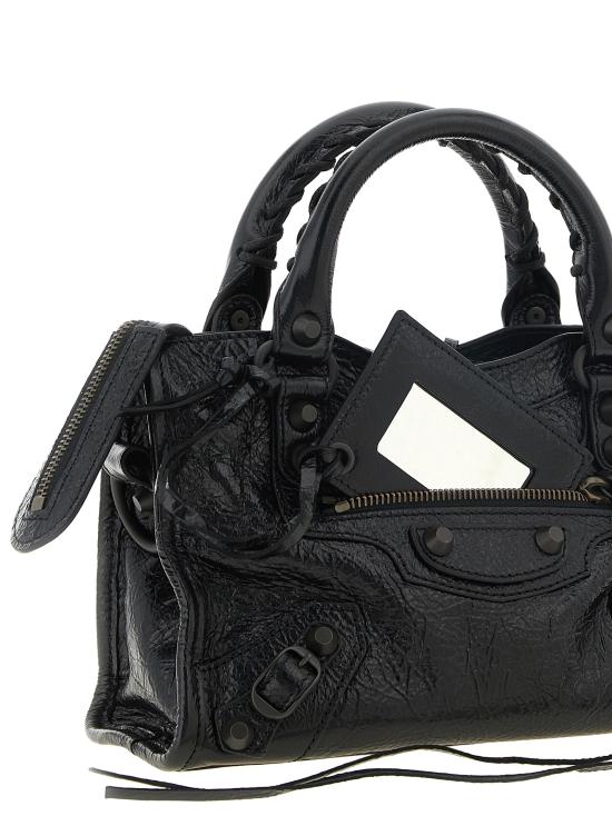 26FW 발렌시아가 르 시티 백 8657632ACFH1000 Black - BALENCIAGA