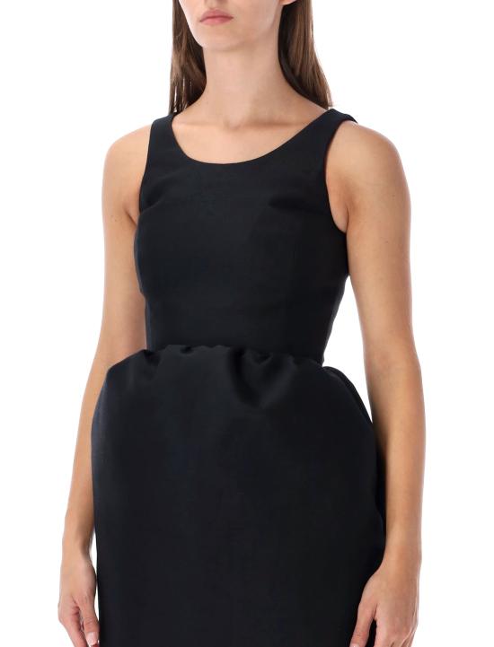 26FW 발렌시아가 미디 원피스 A009P2TUQ03 1000 NERO - BALENCIAGA