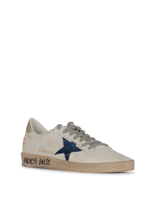 26FW 골든구스 볼 스타 스웨이드 스니커즈 GMF00117 F00757111660 WHITE BLUE ICE - GOLDEN GOOSE