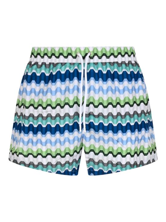 26FW 미소니 팬츠 BS26WP00 BW012HSMSP6 MULTICOLOR WHITE GREEN BLUE