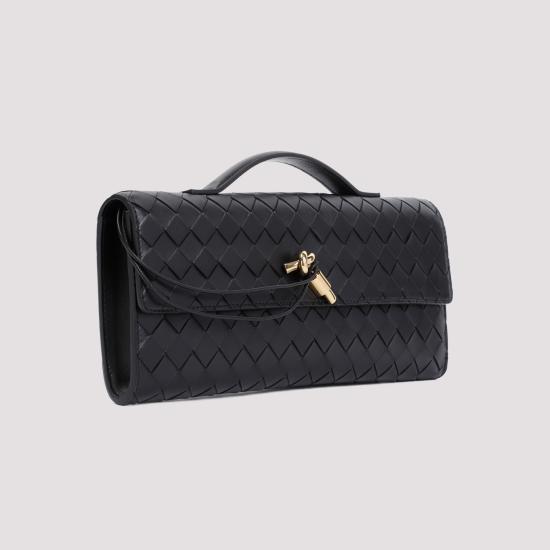 26FW 보테가베네타 안디아모 클러치 741511 VCPP3 1019 BLACK - BOTTEGA VENETA